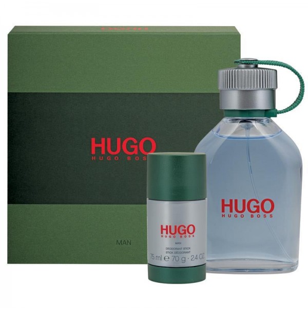 HUGO BOSS MAN 75ML GIFT SET 2PC EDT SPRAY FOR MEN (GREEN BOX) BY HUGO BOSS